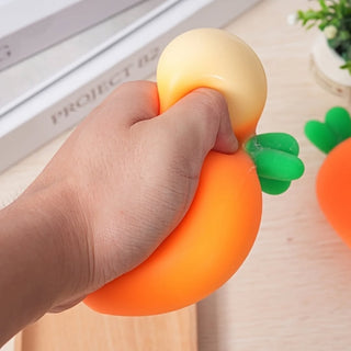 Carrot Squishy Toy: Cute and Squeezable Fun for Kids (1pc)