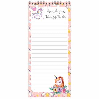 List pads - Unicorn (PREPAID ONLY)