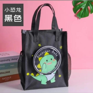 Cute Hand Carry Children's Tutorial Bag Super Large Capacity (Round Zip)