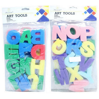 26pc Alphabet Sponge For Preschool Kids Art & Craft