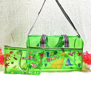 Cute Design Transparent Duffle Bag with Pouch