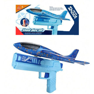 Glider Plane Launcher Toy for Outdoor Adventure (Random Color)