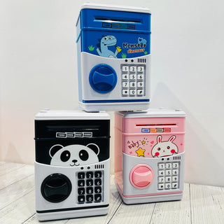 Cartoon Theme Electronic Piggy Bank for Kids