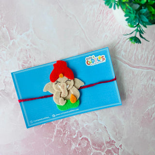 Ganpati Delight Handmade Felt Rakhi for Kids: A Colorful Celebration of Sibling Love