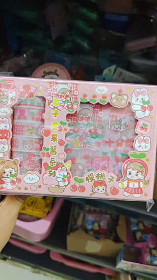 kawai washi tape and sticker