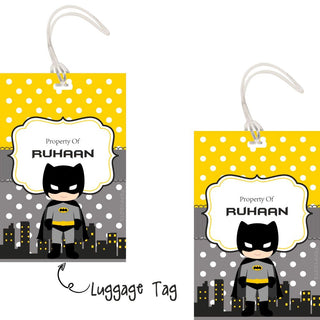 Luggage Tags - Batman - Pack of 2 Tags - PREPAID ONLY