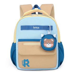 Bear Design Backpack with Coin Pouch For Kids