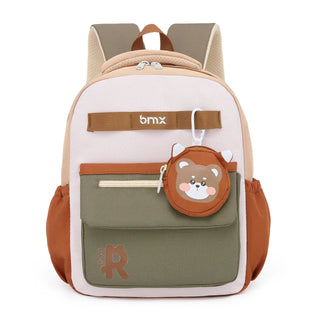 Bear Design Backpack with Coin Pouch For Kids