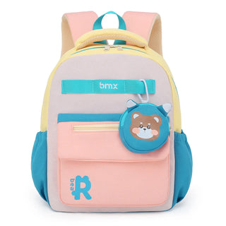 Bear Design Backpack with Coin Pouch For Kids