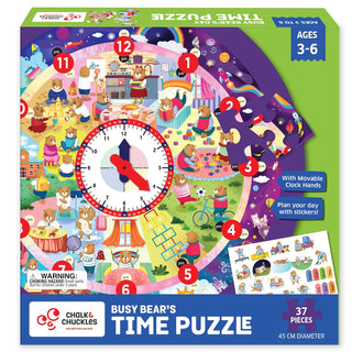 Busy Bear Time Puzzle (37 pcs)