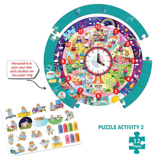 Busy Bear Time Puzzle (37 pcs)