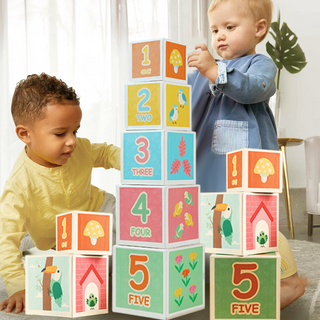 Wooden Stacking Cube for Kids