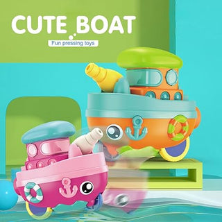 Boat Press n Go Toys for Kids (Random) 1pc