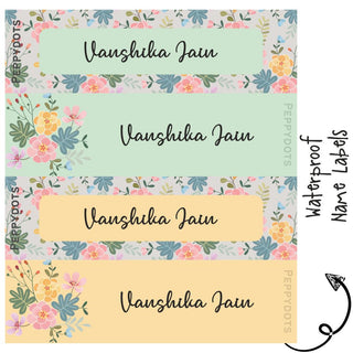 Waterproof Labels - BOUQUET - Pack of 88 labels - PREPAID ONLY