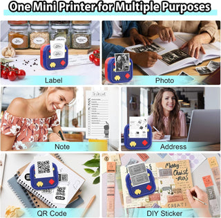 Mini Portable Building Block Thermal Bluetooth Printer