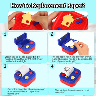 Mini Portable Building Block Thermal Bluetooth Printer