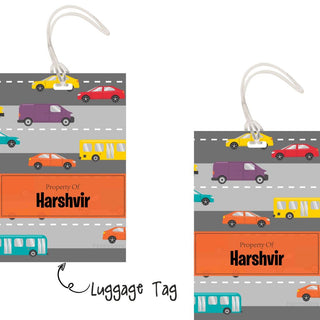 Luggage Tags - Car - Pack of 2 Tags - PREPAID ONLY