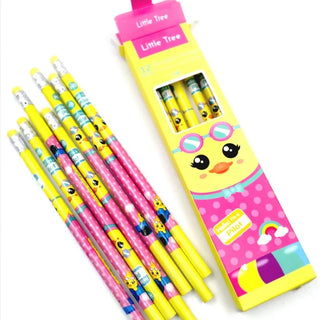 Cute Animal Design Pencil Set (Set of 12) (Random)