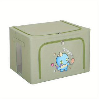 1pc Cartoon Animal Design Clothes Storage Collapsible Box