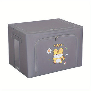 1pc Cartoon Animal Design Clothes Storage Collapsible Box