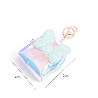 Bow Design Holographic Mini Coin Pouch (Random)(1pc)