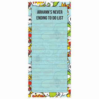 List Pads - Comic (PREPAID ONLY)