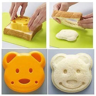 Cute Design Bread Cutter for Breakfast/Lunch Making Mold (1pc) (Random Design)