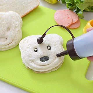 Cute Design Bread Cutter for Breakfast/Lunch Making Mold (1pc) (Random Design)