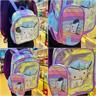 Carry in Style: Colorful Whimsical Kitty Design Backpack for kids