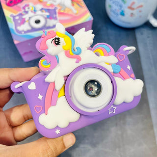 Unicorn -Themed Electronic Camera for Kids with Selfie Camera