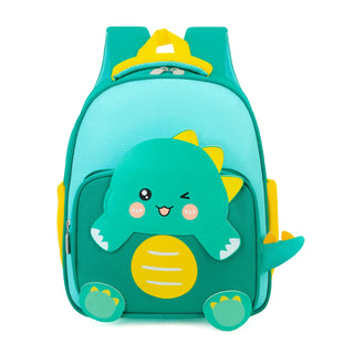 3D Dino Design School Backpack For Kids