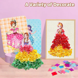 DIY Princess Gown Kit for Kids 10pc (Random Design)