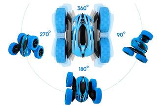 Double-Sided RC Stunt Car 360° Spins & Flip for Kids