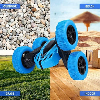 Double-Sided RC Stunt Car 360° Spins & Flip for Kids