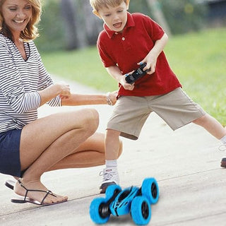 Double-Sided RC Stunt Car 360° Spins & Flip for Kids