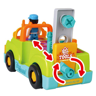 Multifunctional Assemble and Disassemble Truck with Electric Drill and Tools for Kids