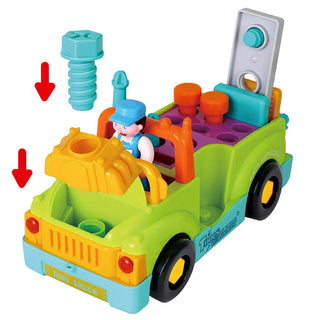 Multifunctional Assemble and Disassemble Truck with Electric Drill and Tools for Kids