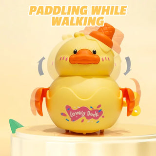 Wind-Up Rocking Little Duck Toy for Kids