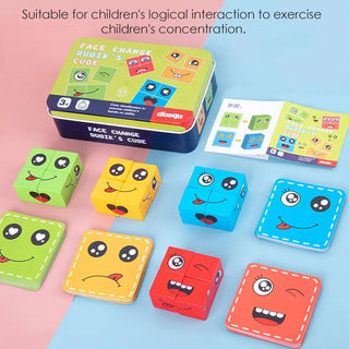 Emoji Expressions Face Changing Cube For Kids