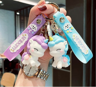 Mermaid and Unicorn Keychain