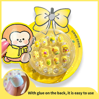 Cute Design Attractive Baby False Nail with Bracelet for kids