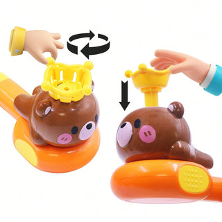 2 in 1 Cute Animal Design Floating Ball & Whistle Toy