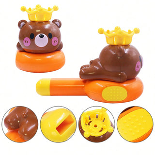 2 in 1 Cute Animal Design Floating Ball & Whistle Toy