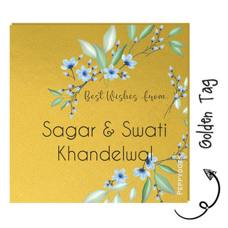 Golden Gift Tag - Floral (PREPAID)