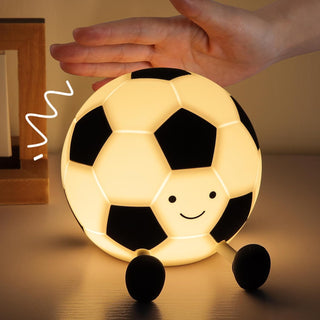 Cute Football Design Silicone Night Light