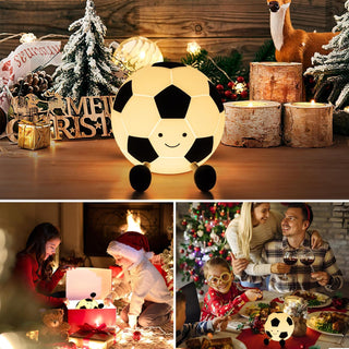 Cute Football Design Silicone Night Light