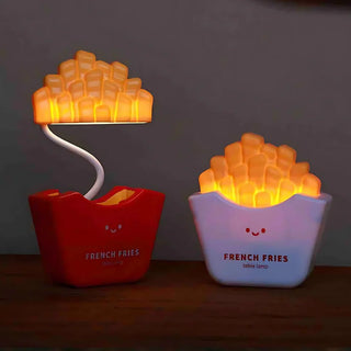 French Fries Delight: Folding LED Night Lamp for Kids