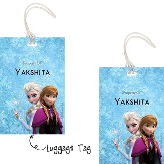 Luggage Tags -Frozen- Pack of 2 Tags - PREPAID ONLY