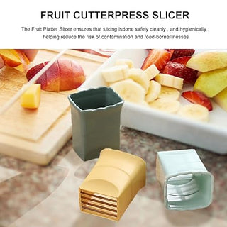 Stainless Steel Fruit Slicer Cup - Perfect for Strawberry, Banana, and More Slicing