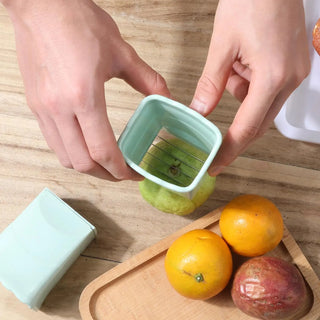 Stainless Steel Fruit Slicer Cup - Perfect for Strawberry, Banana, and More Slicing